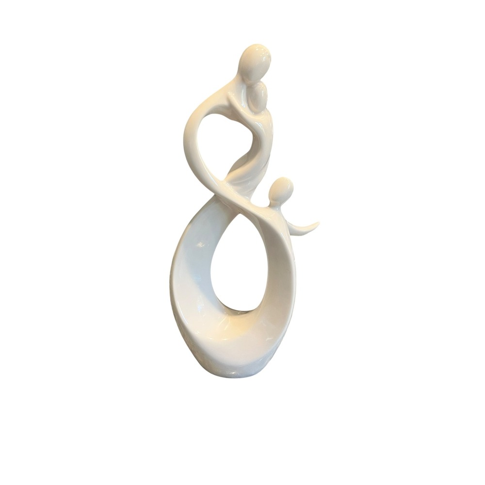 Enesco Circle of Love Twofold Figurine Kim Lawrence White Porcelain Family